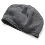 Knitted beanie unisex Gray anthracite