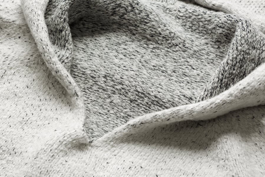 Heren-hoodies Wit-marineblauw, close-up