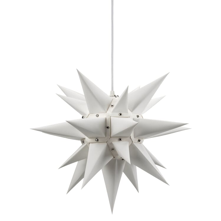 Herrnhut-stjerne 40 cm, Hvid