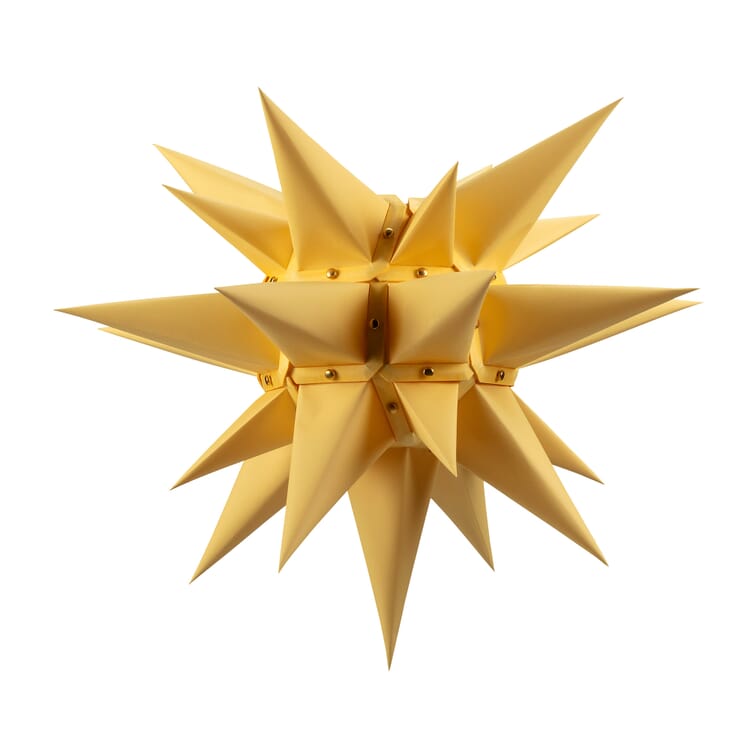Herrnhut-stjerne 40 cm, Gul