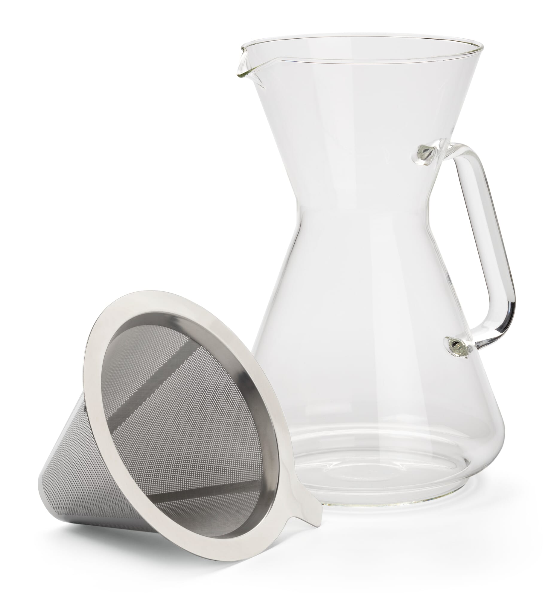 Kaffeebereiter mit Dauerfilter Borosilikatglas | Manufactum