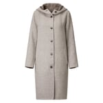 Manteau réversible pour femmes Gris-brun