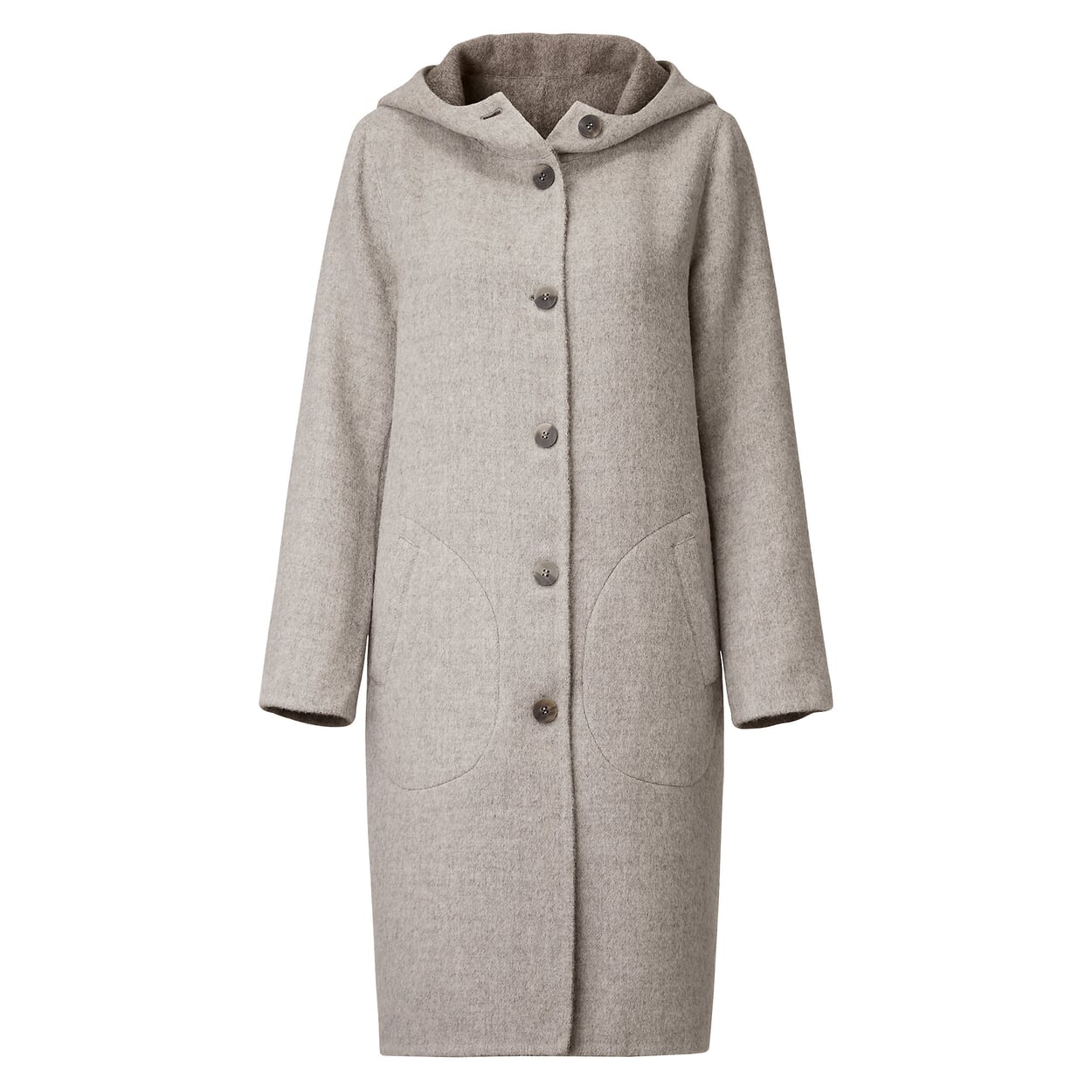 Women’s Reversible Coat, Grey-Brown | Manufactum