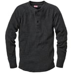 Langærmet skjorte til mænd Anthracite