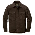 Chaqueta camisera de molesquín para hombre Marrón