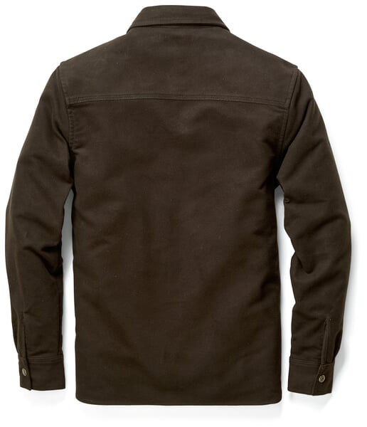 Mens shirt jacket moleskin Brown