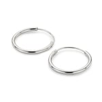 Creole Simple-Hoop Silver