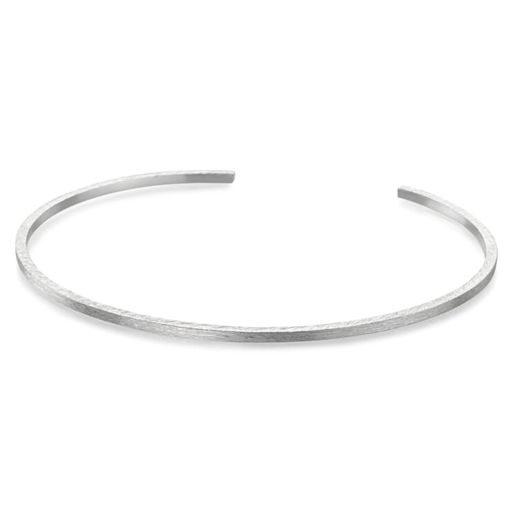 Armring i satin, Sølv