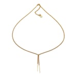 Necklace Y shape Gold