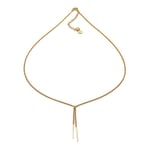 Y-Shaped Necklace Gold