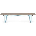 Tisch und Bank BTB Gestell RAL 5012 Lichtblau