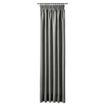 Curtain Made of Loden Cloth 225 cm Light gray