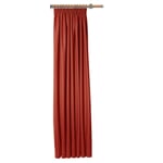 Curtain Made of Loden Cloth 250 cm Dark Red