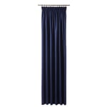 Curtain Made of Loden Cloth 250 cm Dark blue
