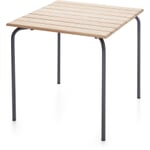 Estoril Table, Wood RAL 7024 Graphite grey