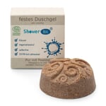 Festes Duschgel Pur mit Peeling