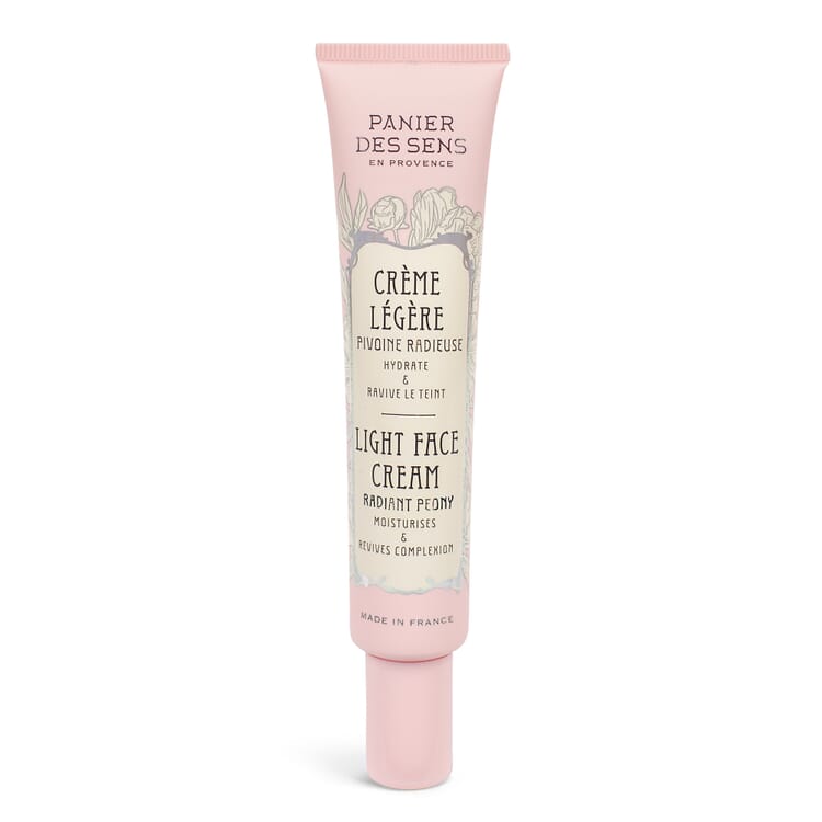 Light face cream peony