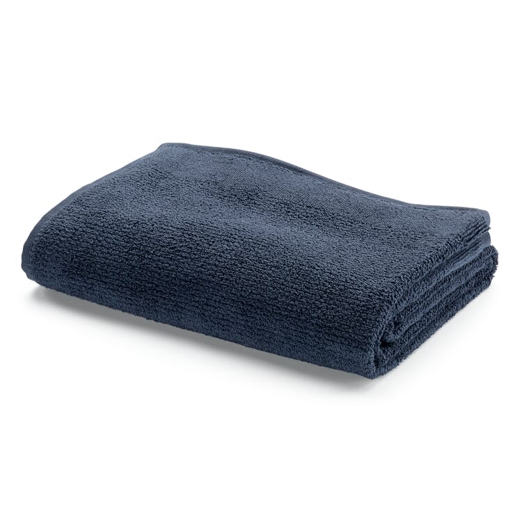 Handdoek fijne badstof, Nachtblauw