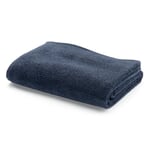Serviette en éponge fine Bleu nuit Linge de douche