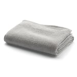 Serviette en éponge fine Gris clair Serviette de bain