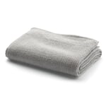 Towel Made of Fine Terry Light Grey