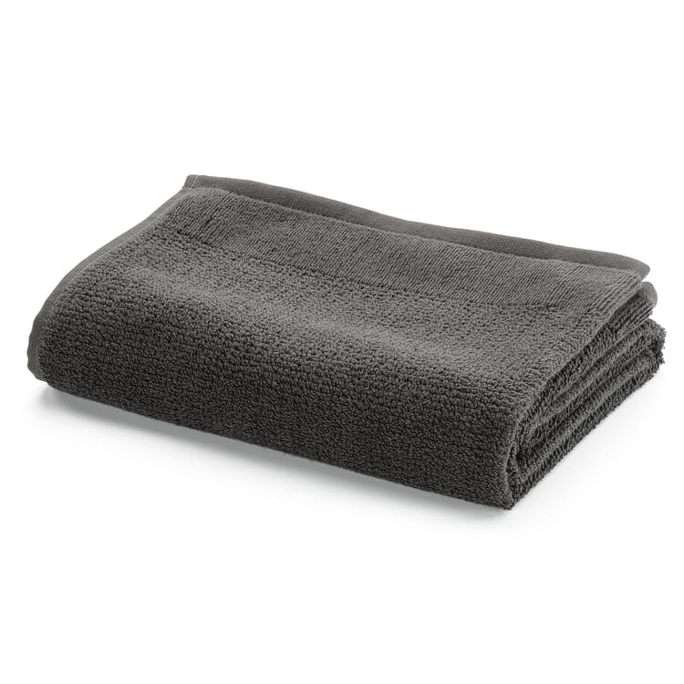 Serviette en éponge fine, Anthracite