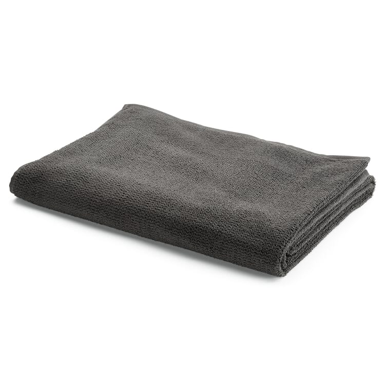 Shower towel fine terry, Anthracite