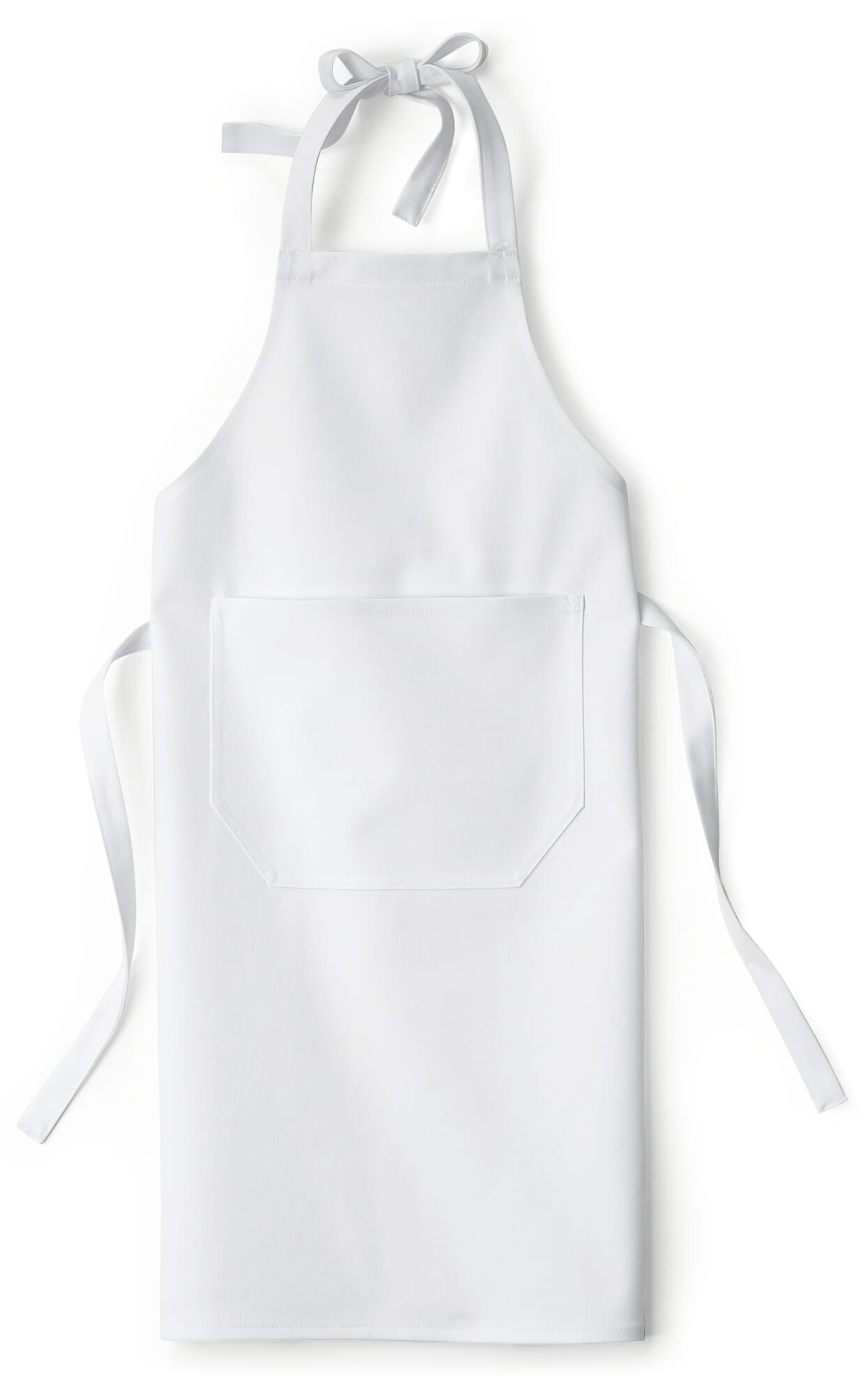 white chef hat and apron