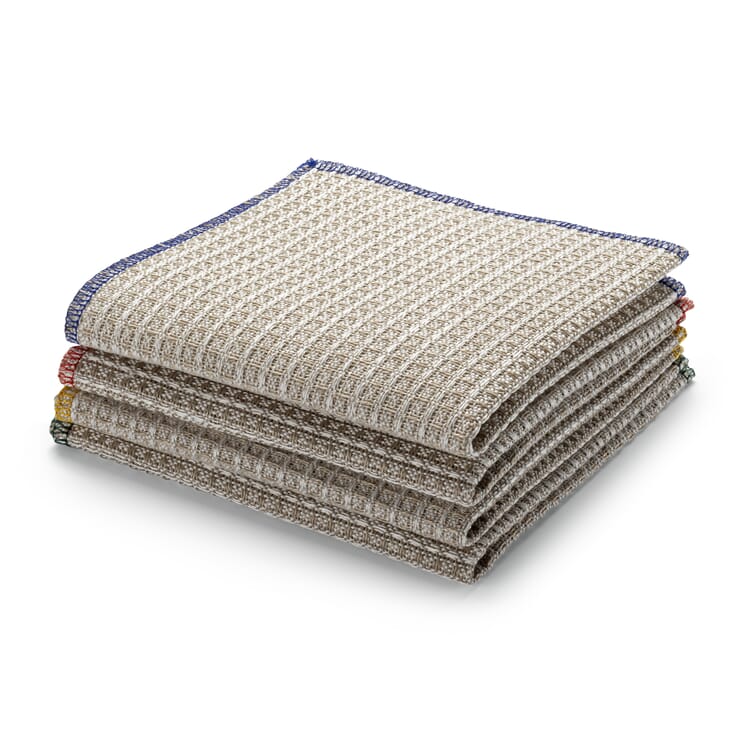 Set de chiffons de vaisselle et de nettoyage en lin