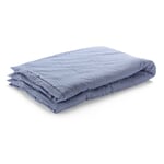 Duvet Cover Check Pattern Blue-White 135 × 200 cm