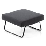 Tabouret pour fauteuil Lounge Chair Hirche RAL9005 Noir foncé