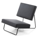 Fauteuil Lounge Chair Hirche RAL9005 Noir foncé