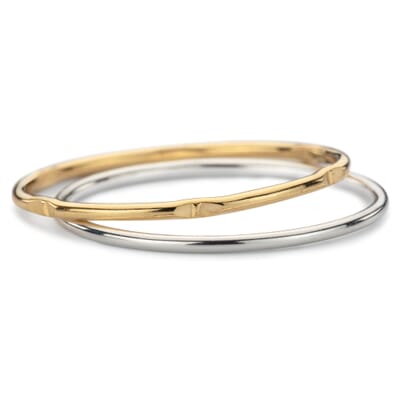 Ring set bicolor, Gold-Silver, 52 (16,6 mm) | Manufactum
