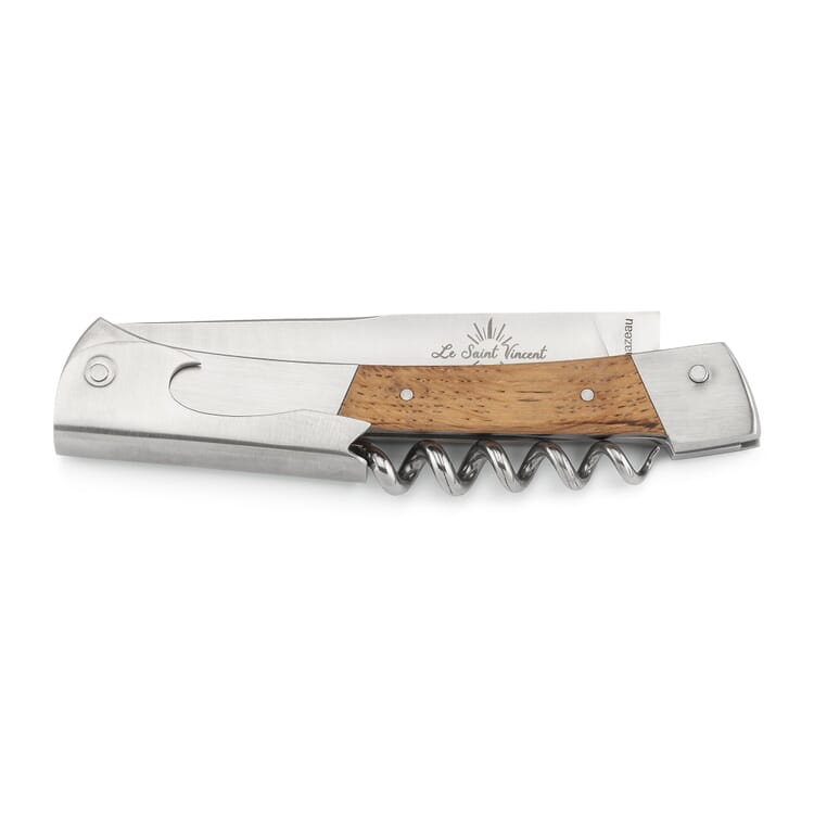 Picnic Sommelier Knife "Le Saint Vincent, Oak