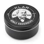 Clear shaving soap activated carbon