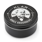 Klar barbersæbe med aktivt kul