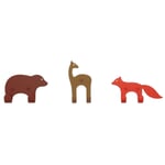 Juego de ganchos de pared Zoo Bosque