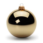 Lauscha tree ball gold colored Ø 8 cm (4 pieces)