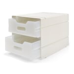 Container ATLAS for 2 Drawers Pure White RAL 9010
