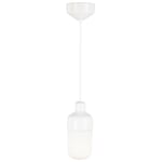 Lampe suspendue OHM 2 blanc/verre dépoli