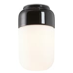 OHM 2 wall and ceiling light Black/matt glass