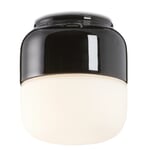 Wall and ceiling light OHM 1 Black/matt glass