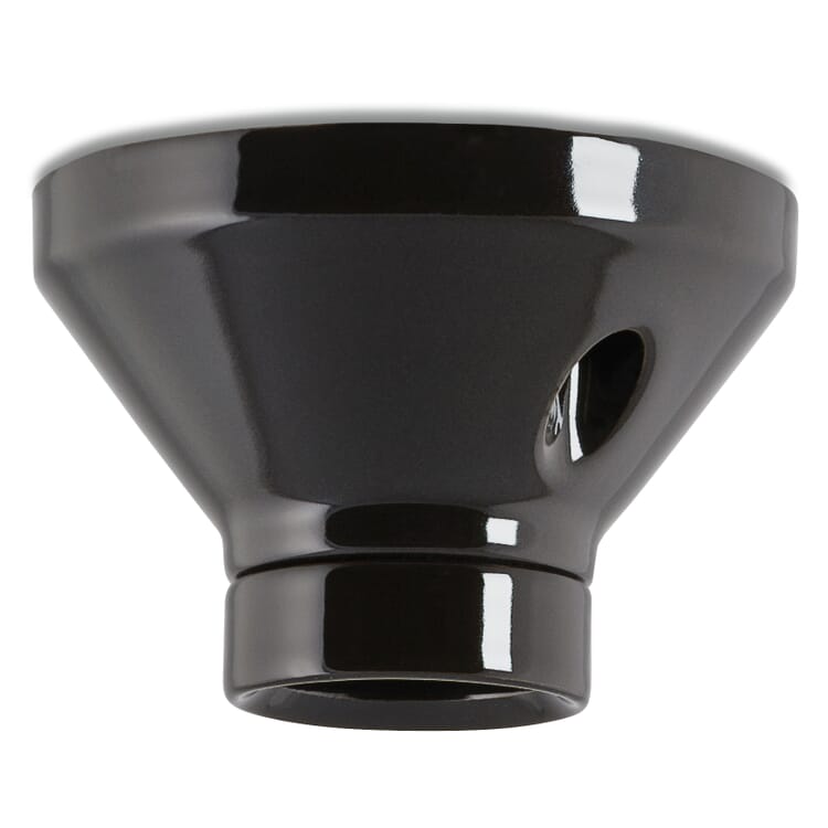 Wall and ceiling light D100, Black