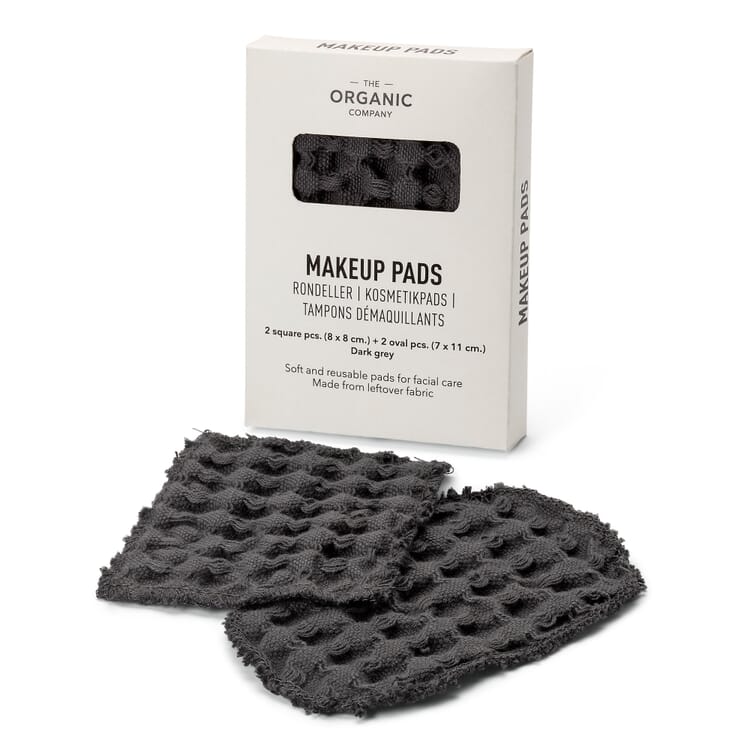 Make-up removal pads, Anthracite