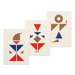 Set de cartes postales P98A Casse-Noisette