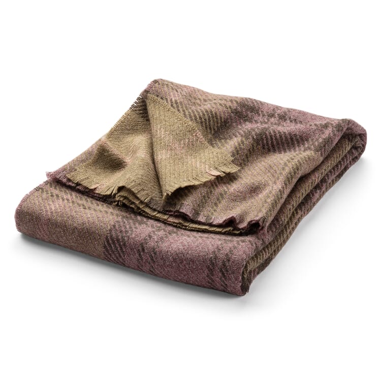 Maagdelijke wollen deken tartan, Groene Roos