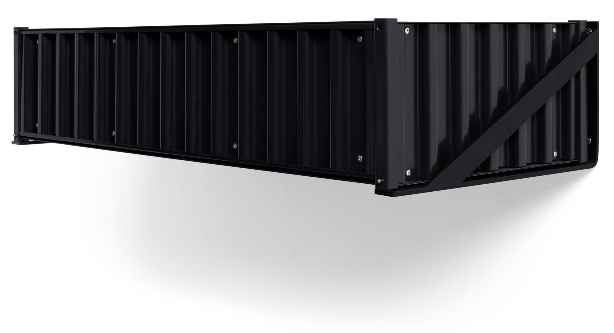 Wall mount to Container DS Flat, RAL 7021 Black grey | Manufactum