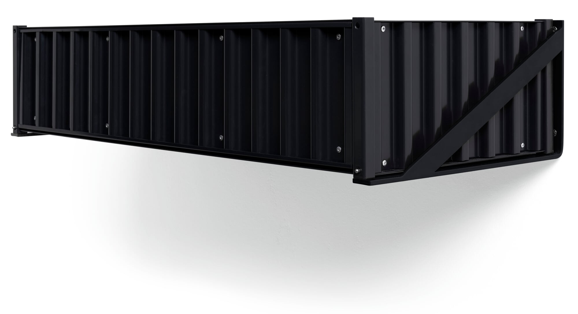 Wall mount to Container DS Flat, RAL 7021 Black grey | Manufactum