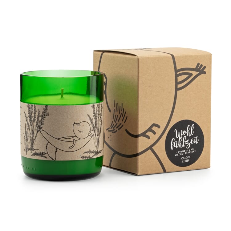 Looops scented candle, Well-being time