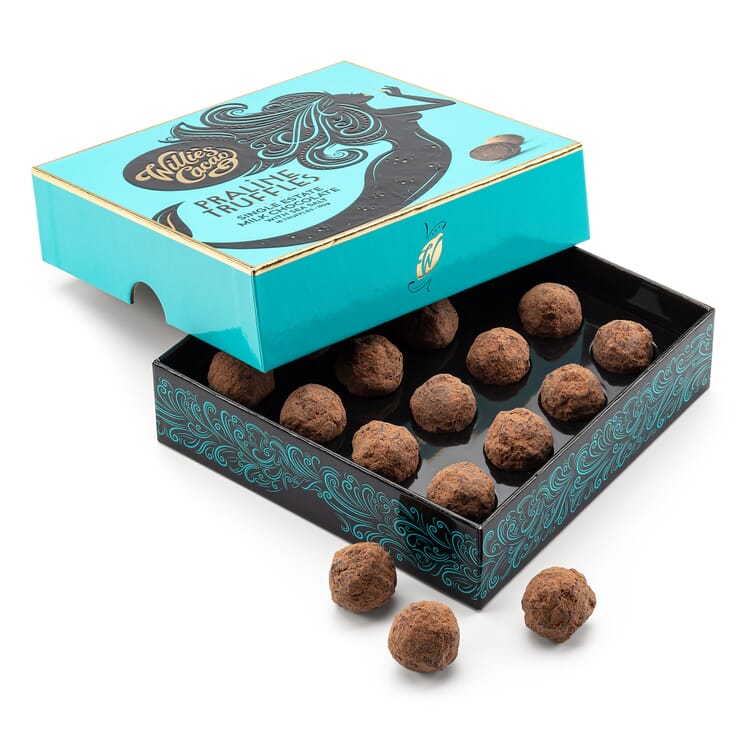 Truffes au chocolat au lait et au sel de mer